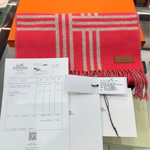 Hermes愛馬仕2026新款100%羊絨圍巾