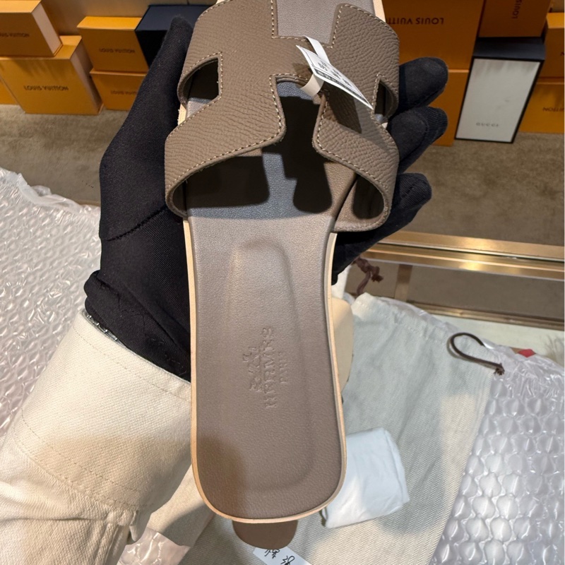 愛馬仕/Hermes Oran 全新未使用,有防塵袋 37碼-5