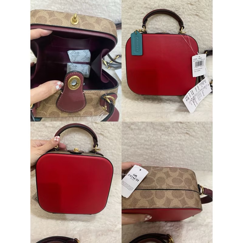 未使用 coach 手提肩背硬殼包(原價28800元)-5