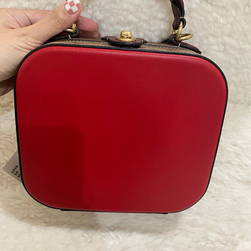 未使用 coach 手提肩背硬殼包(原價28800元)-12