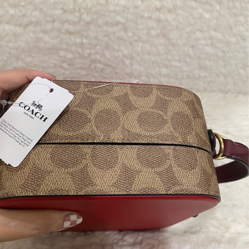 未使用 coach 手提肩背硬殼包(原價28800元)-22