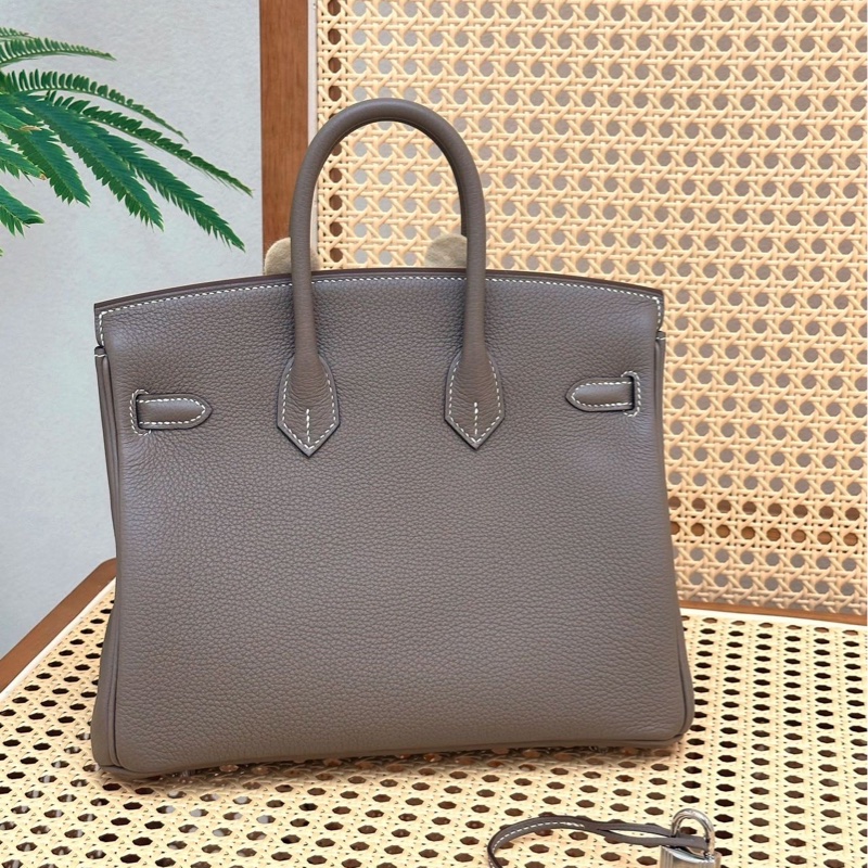 Hermes 愛馬仕 birkin25 大象灰 Togo皮銀扣 -1