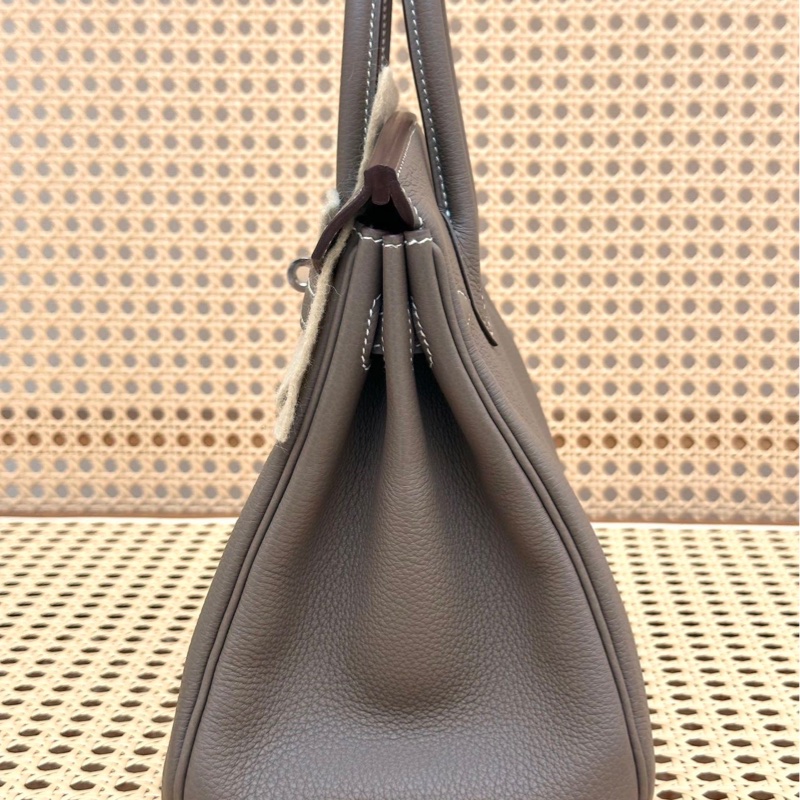 Hermes 愛馬仕 birkin25 大象灰 Togo皮銀扣 -2