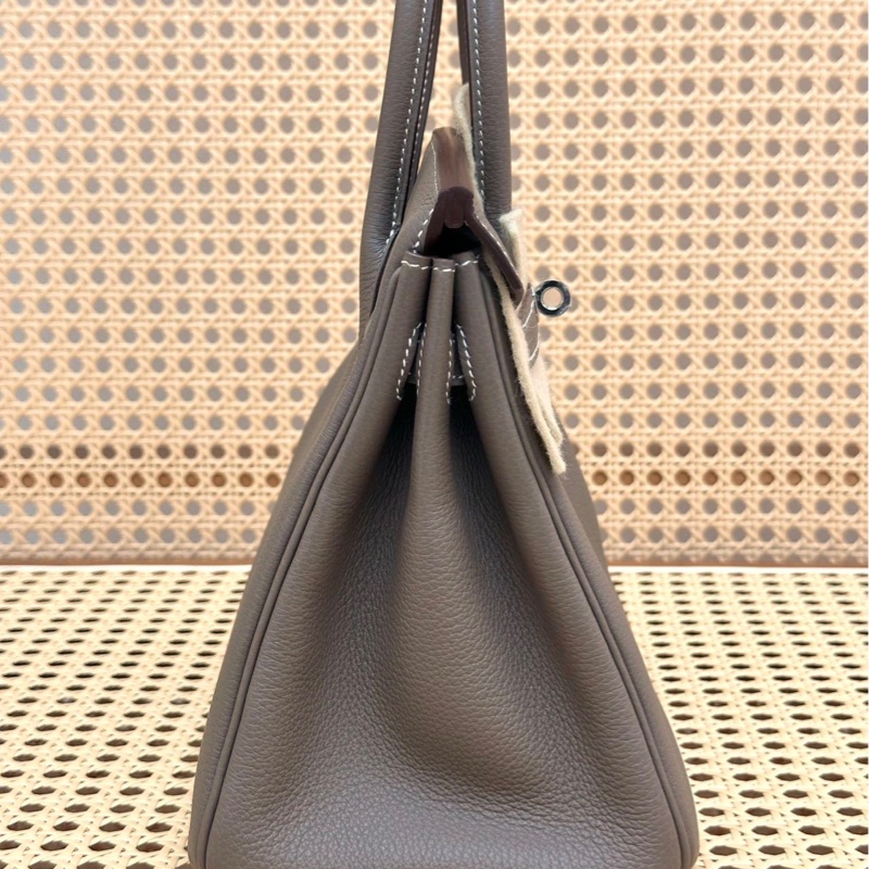Hermes 愛馬仕 birkin25 大象灰 Togo皮銀扣 -3