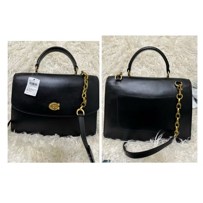 未使用 coach Parker手提包鏈條包(原價21800元)-0