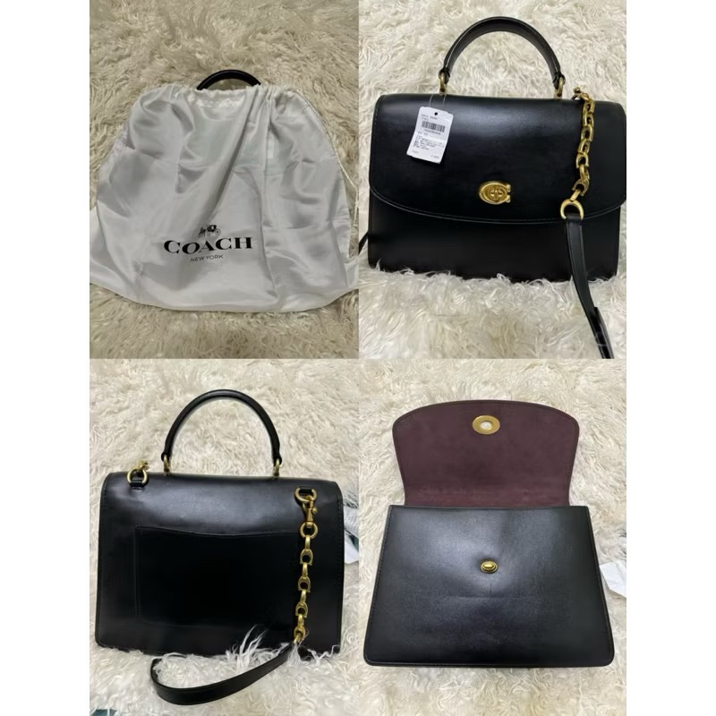 未使用 coach Parker手提包鏈條包(原價21800元)-2