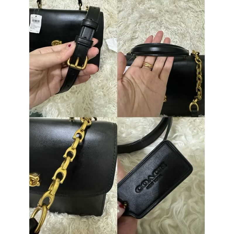 未使用 coach Parker手提包鏈條包(原價21800元)-5