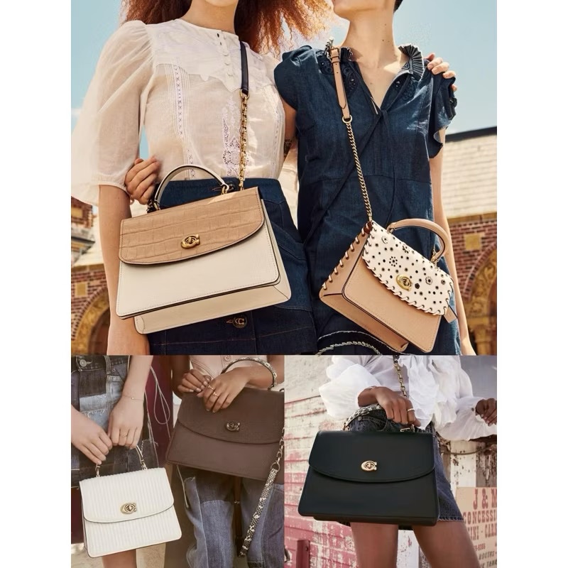 未使用 coach Parker手提包鏈條包(原價21800元)-8