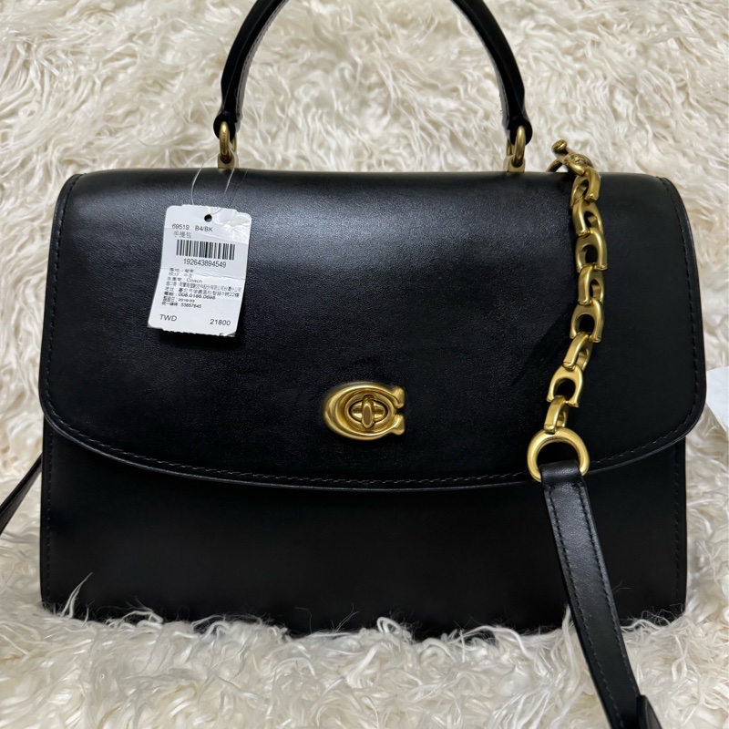 未使用 coach Parker手提包鏈條包(原價21800元)-16