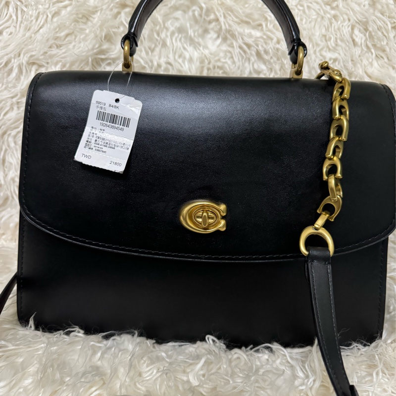 未使用 coach Parker手提包鏈條包(原價21800元)-19