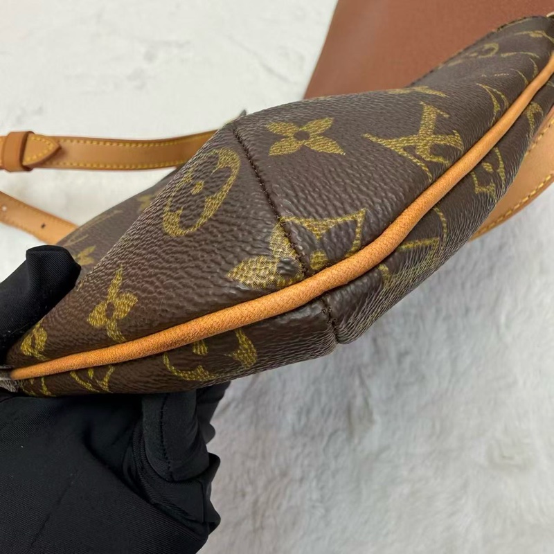 LV路易威登 王菲包 竪版 斷貨王絕版款式 老花滿印 可調節肩帶斜挎包-8