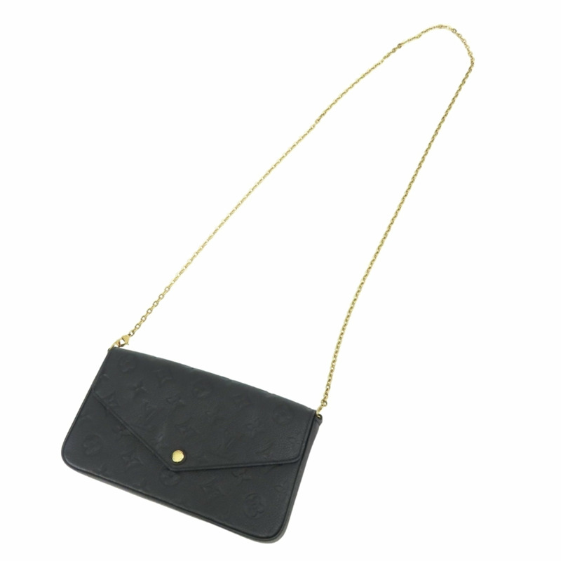 路易威登 單肩包 Felicie M64064 Monogram Empreinte Noir 金色五金配件 女士路易威登 LOUIS VUITTON-10