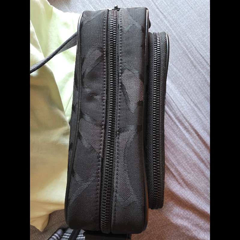 BURBERRY 印花 相機包 黑 尼龍斜背包-4