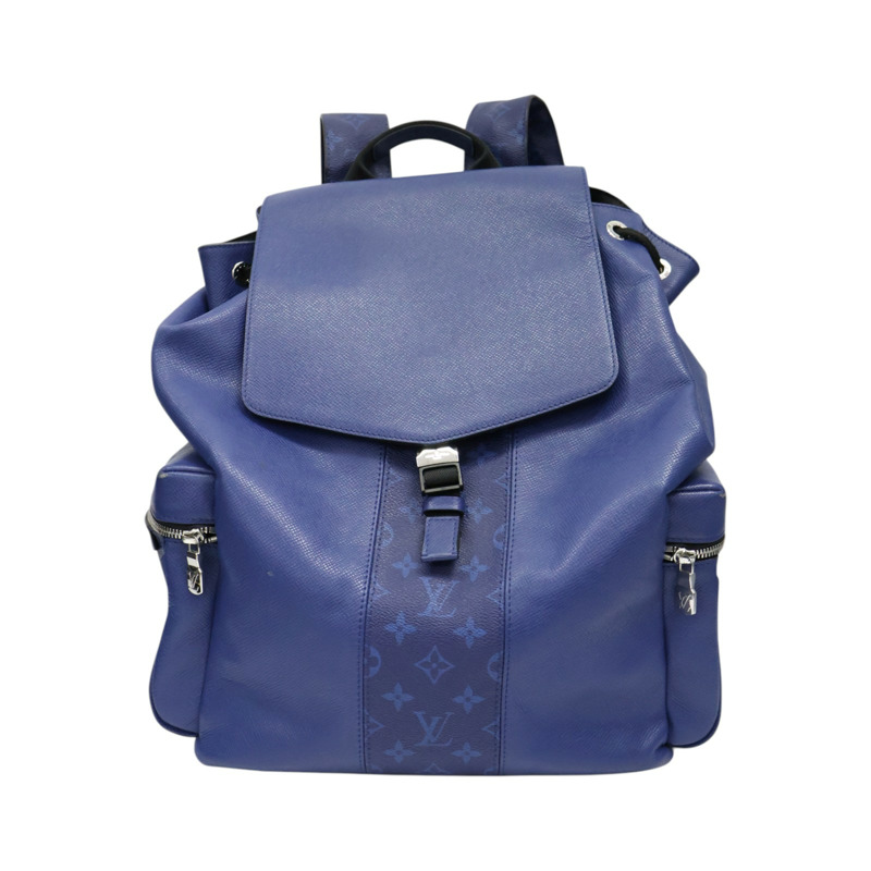藍色 原花 帆布 Taigarama 後背包【LOUIS VUITTON LV 路易威登】 M30419-0