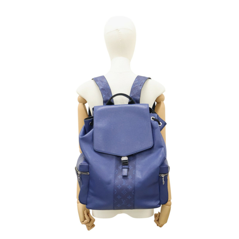 藍色 原花 帆布 Taigarama 後背包【LOUIS VUITTON LV 路易威登】 M30419-9