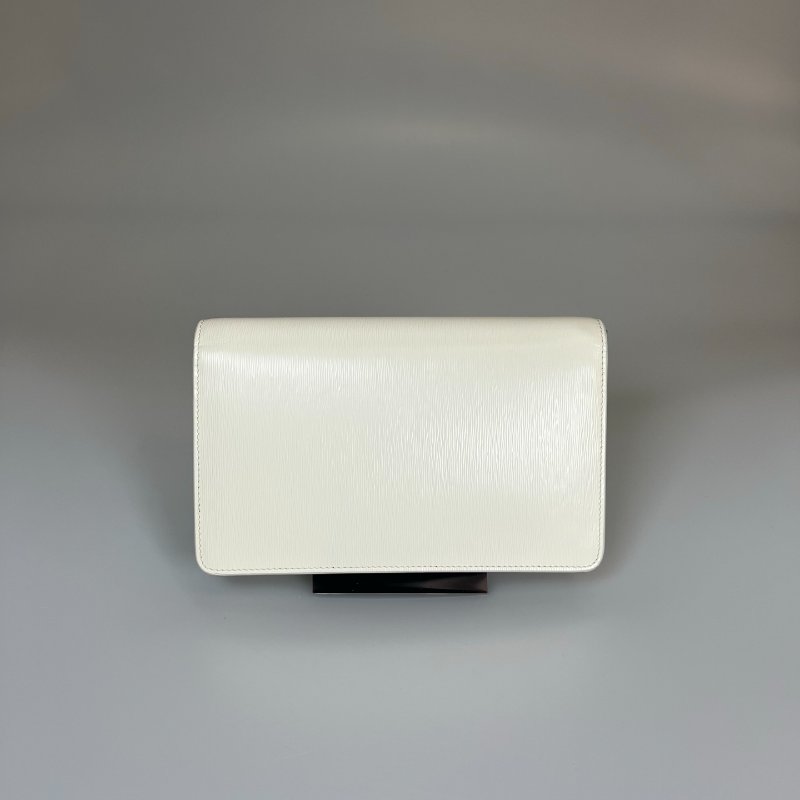 PRADA  白防刮掀蓋單肩包-1