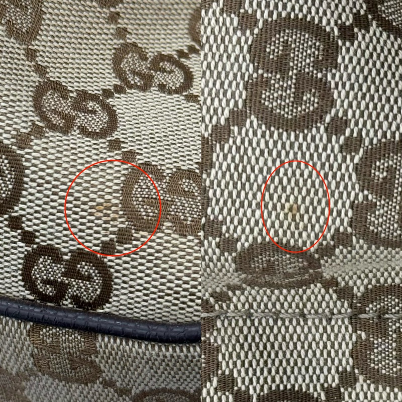 GUCCI 古馳 棕色GG CANVAS托特包 61836-7