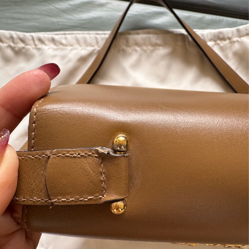 GUCCI 棕色牛皮 Zumi 系列肩斜包-12