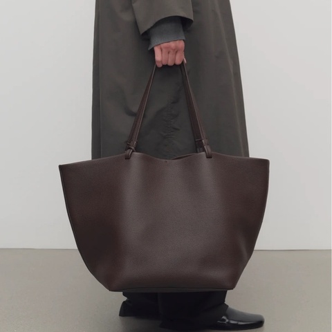 The Row 女士 加大號 Park 皮革手提包均碼碼58.4cm*29.9cm*35cm