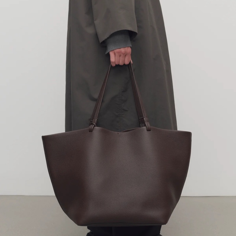 The Row 女士 加大號 Park 皮革手提包均碼碼58.4cm*29.9cm*35cm-4