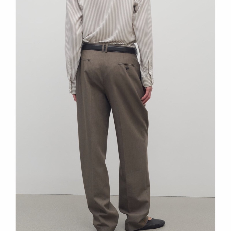 The Row 女士 腰帶袢羊毛休閒褲US-0 US-6碼-1