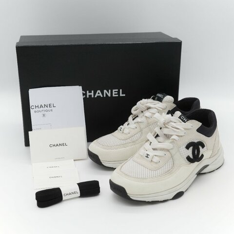 Chanel 香奈兒 熊貓鞋 運動 休閒鞋 EU38.5