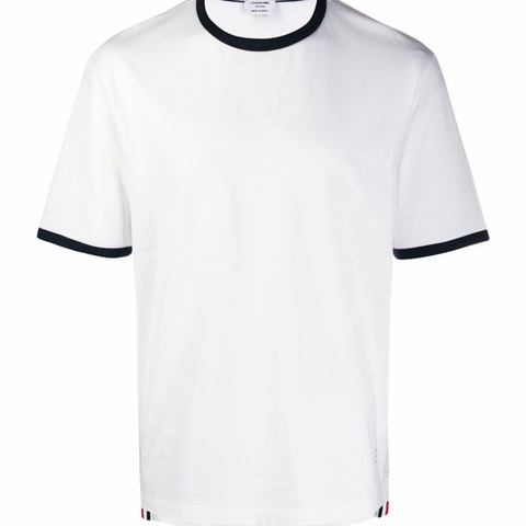 Thom Browne 男士 徽標短袖T恤0 1 2 3 4 5碼