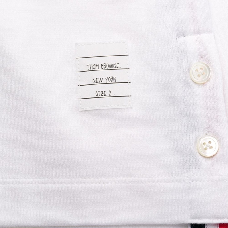 Thom Browne 男士 徽標短袖T恤0 1 2 3 4 5碼-8