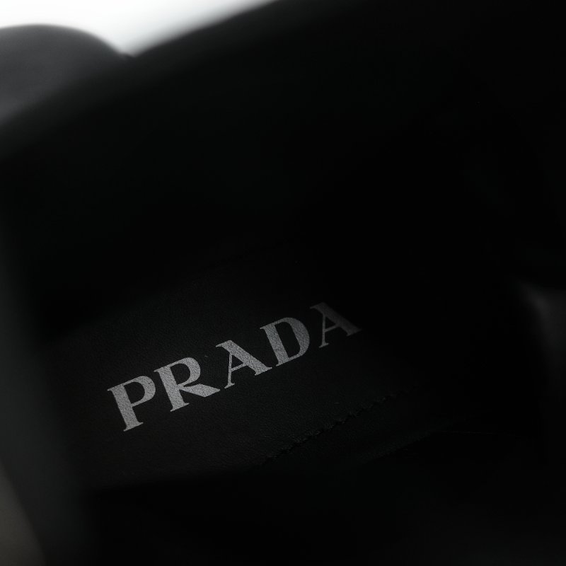 Prada 普拉達 Monolith 皮革 尼龍 軍靴 靴子 EU38.5-37