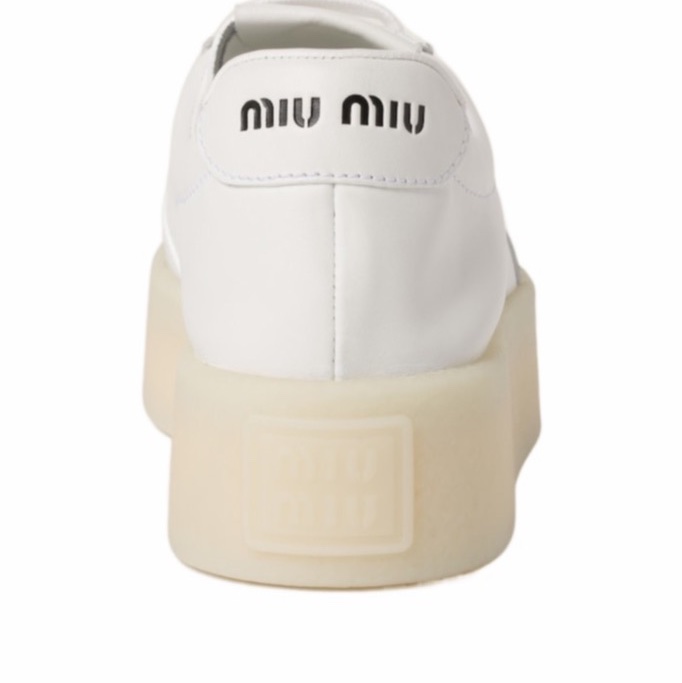 Miu Miu 女士 系帶低幫休閒鞋36 36.5 37 37.5 38 38.5 40碼-1