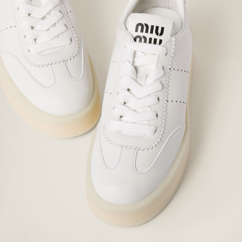 Miu Miu 女士 系帶低幫休閒鞋36 36.5 37 37.5 38 38.5 40碼-2