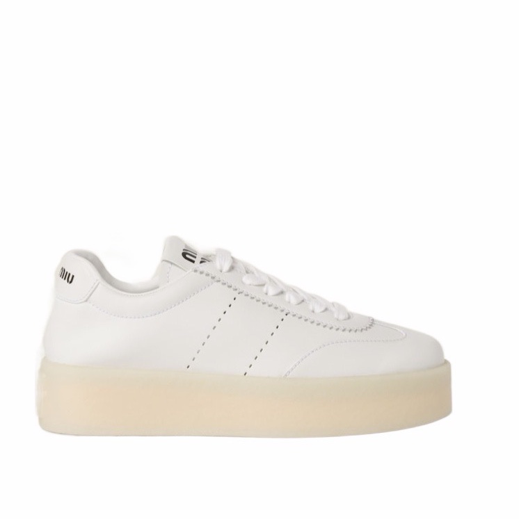 Miu Miu 女士 系帶低幫休閒鞋36 36.5 37 37.5 38 38.5 40碼-3