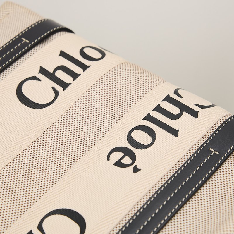 二手Chloé woody tote小號/深藍-5