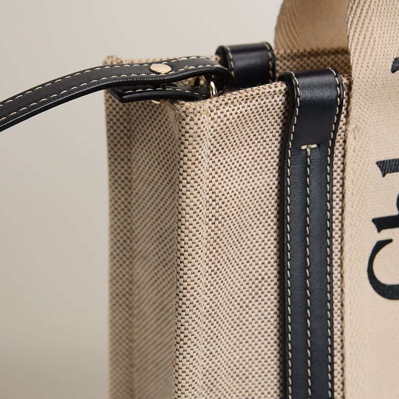 二手Chloé woody tote小號/深藍-10