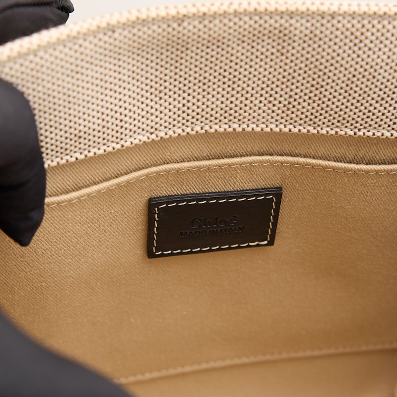 二手Chloé woody tote小號/深藍-15