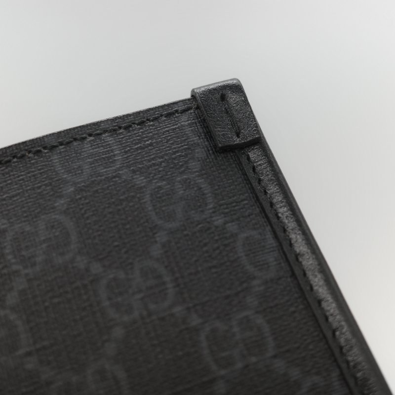 Gucci 古馳 黑色 GG Supreme 帆布 Interlocking G 中型手提包 兩用包-13