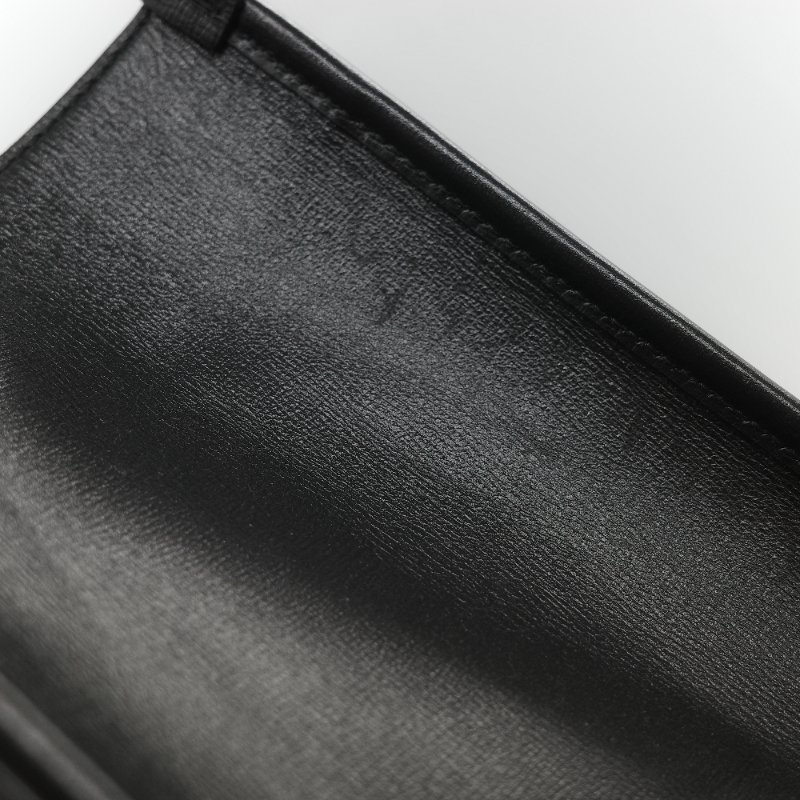 Gucci 古馳 黑色 GG Supreme 帆布 Interlocking G 中型手提包 兩用包-15