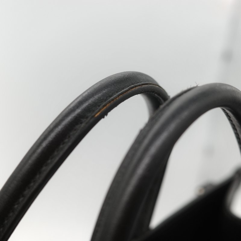 Gucci 古馳 黑色 GG Supreme 帆布 Interlocking G 中型手提包 兩用包-20