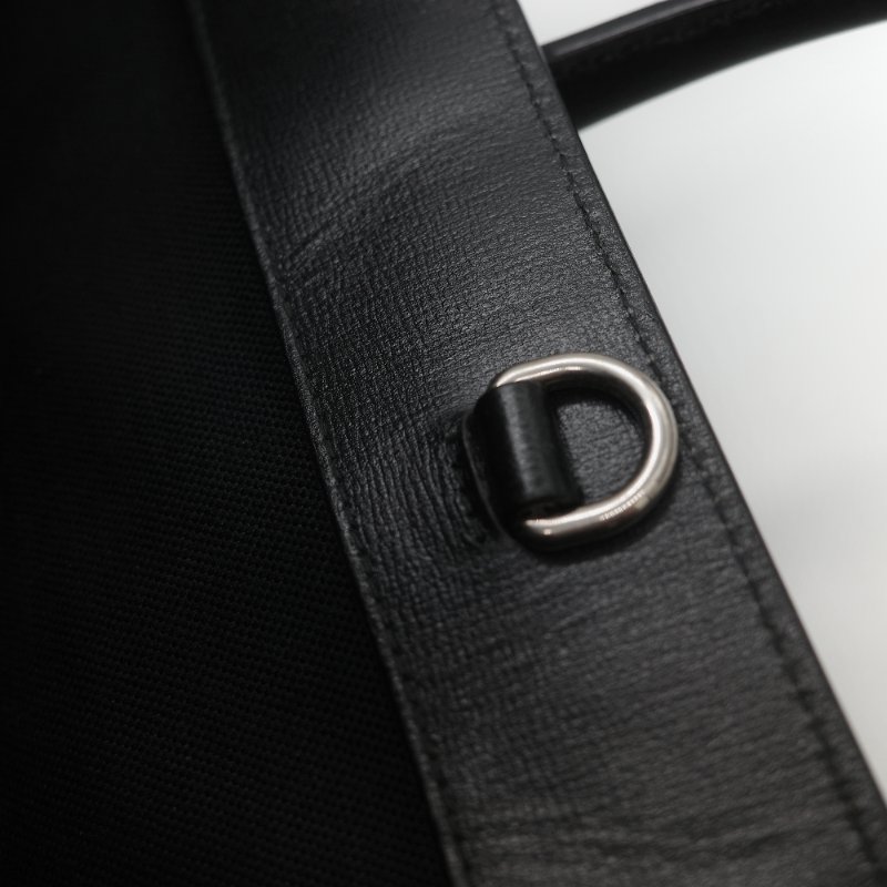 Gucci 古馳 黑色 GG Supreme 帆布 Interlocking G 中型手提包 兩用包-21