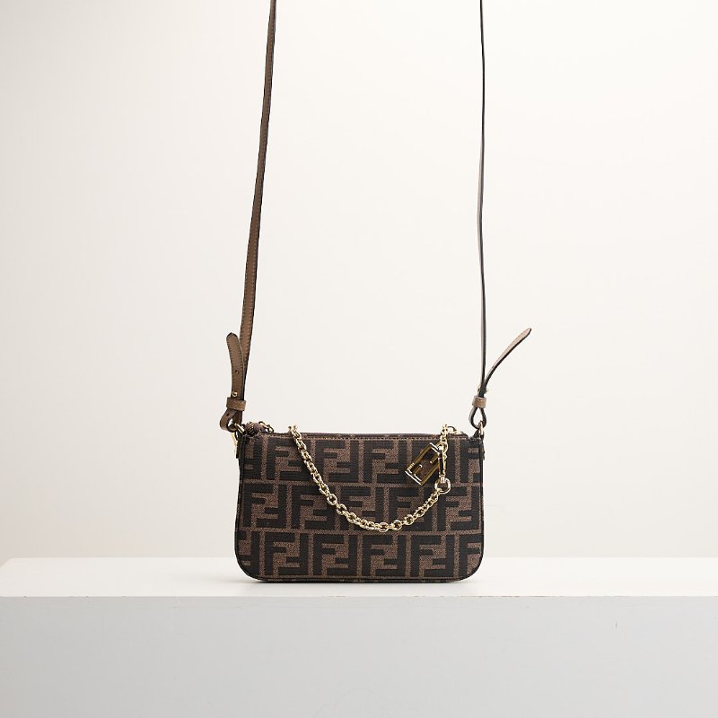 二手Fendi 新款老花麻將包-0