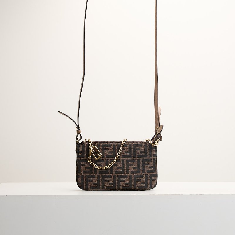 二手Fendi 新款老花麻將包-1