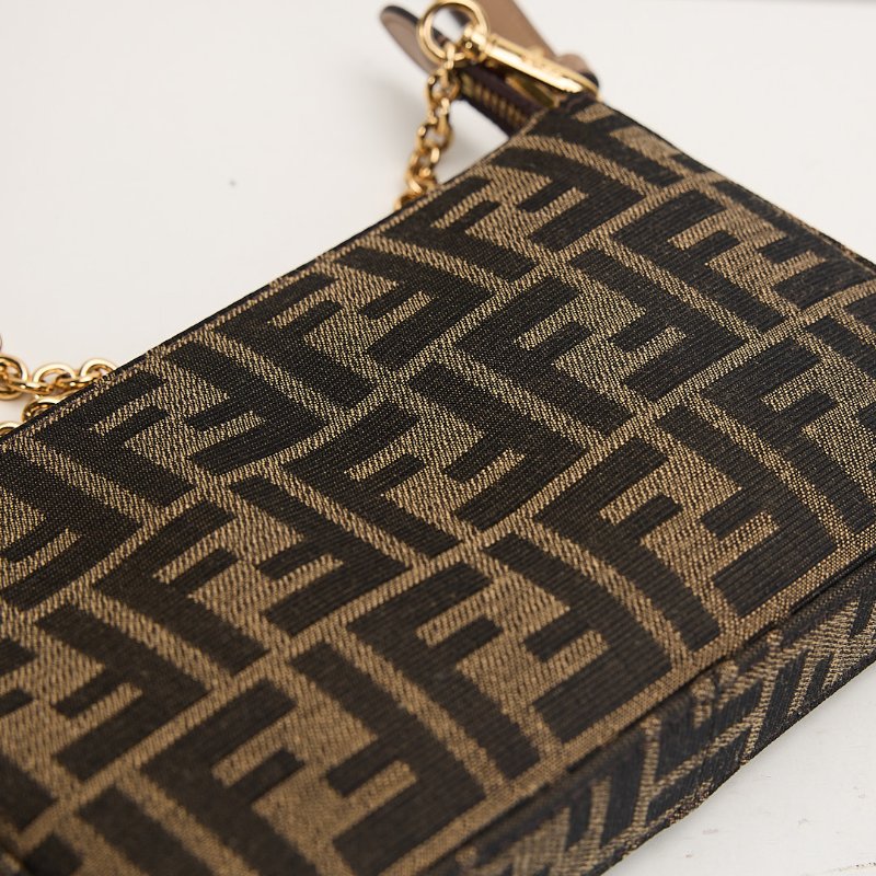 二手Fendi 新款老花麻將包-4