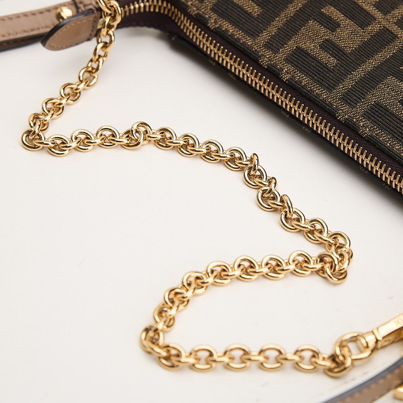 二手Fendi 新款老花麻將包-7