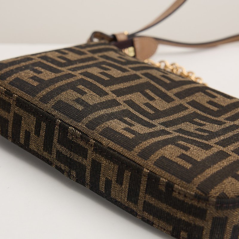 二手Fendi 新款老花麻將包-12