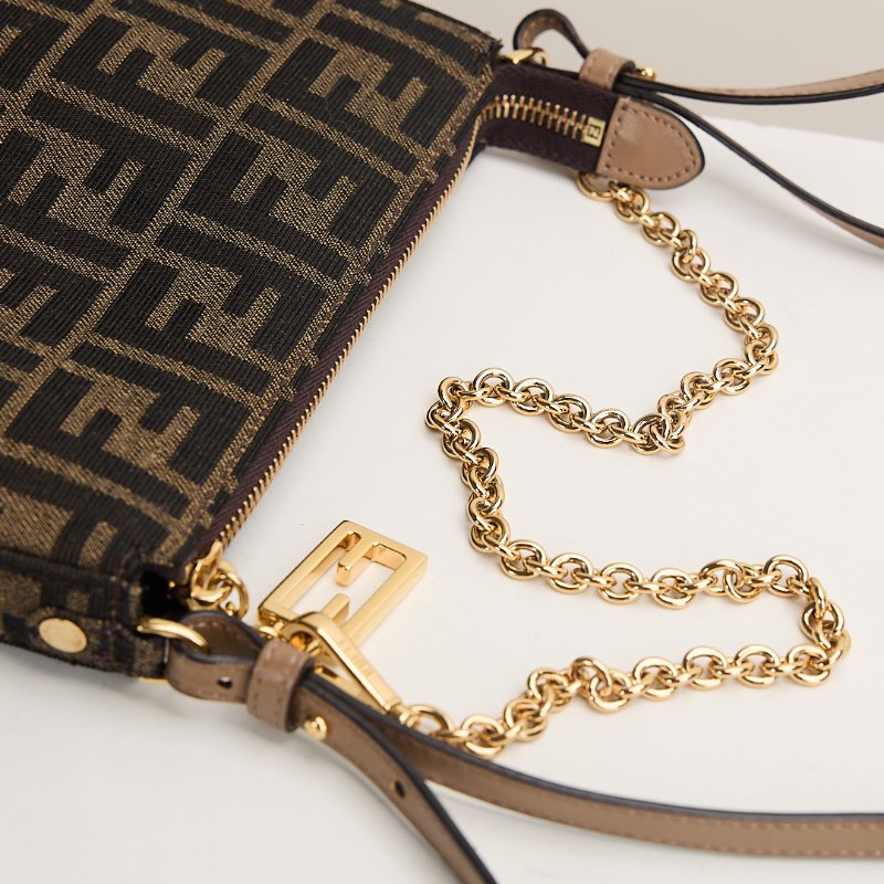 二手Fendi 新款老花麻將包-13