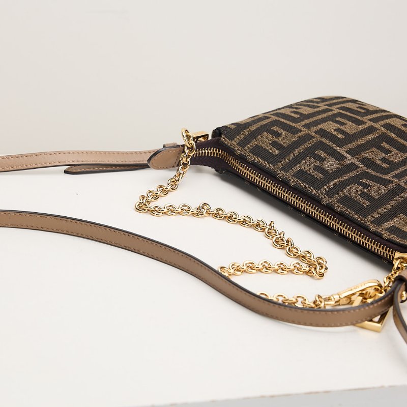 二手Fendi 新款老花麻將包-14