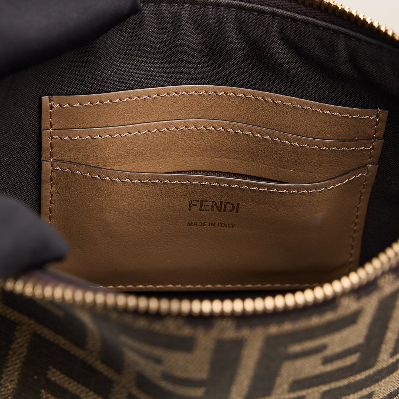 二手Fendi 新款老花麻將包-17