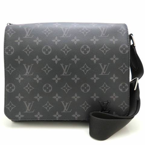 路易威登 (LOUIS VUITTON) 路易威登 Monogram Eclipse District PM NV2 M45272 男士肩背包 黑色 353217