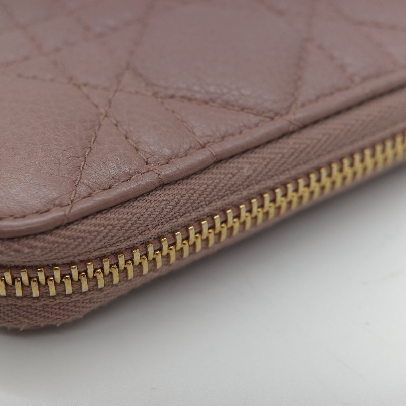 Dior 迪奧 玫瑰粉 牛皮 零錢包 錢包 卡包-11