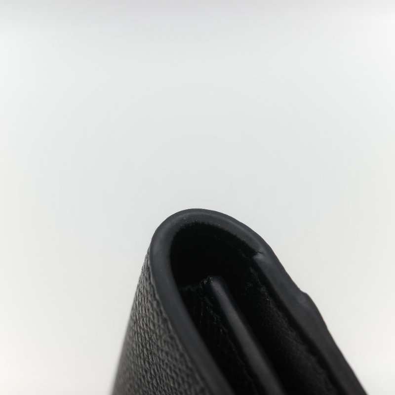 Dior 迪奧 黑色牛皮 CD 金 錢包 短夾 (鈔票位+卡位)-10